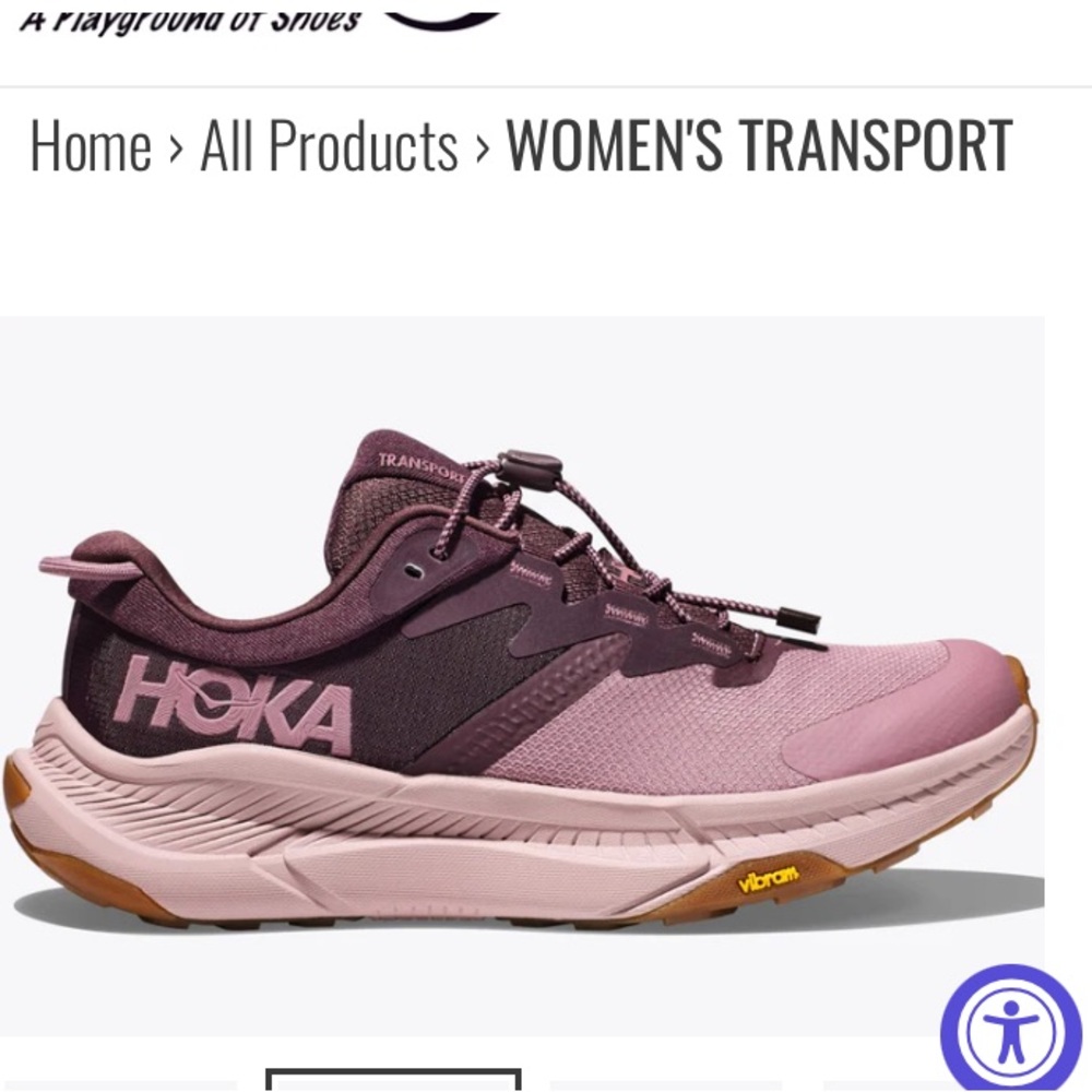 HOKA Transport‎ Sneakers Raisin Vibram Sole 7 - Picture 2 of 10